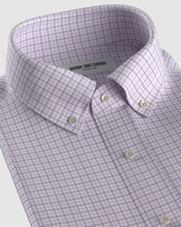 Primus Twill Checked Shirt - Purple