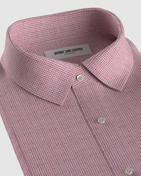 Aries Dobby Checked Shirt - Pink