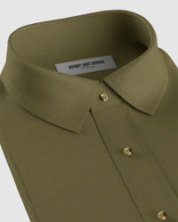 Cotton Modal Twill Shirt - Green
