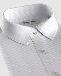 Luthai Wrinkle-Free Herringbone Shirt - White