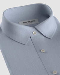 Luthai Wrinkle-Free Dobby Shirt - Light Blue
