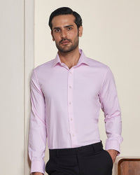 Pink Wrinkle-Free Stretch Twill Shirt
