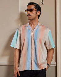 Multicolour Ombre Striped Shirt