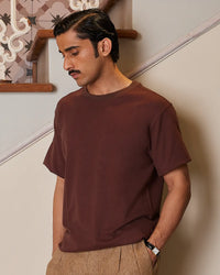 Luxe Oversized T-shirt - Dark Brown