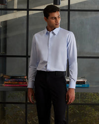 2-Ply Egyptian Cotton Blue Soft Twill Shirt