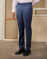 Primor Twill Dress Pants - Steel Blue