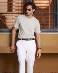 Slub Relaxed T-Shirt- Grey