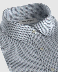 Japanese Triangle Printed Shirt - Blue