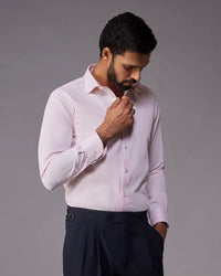 Soktas Pink Micro Dobby Shirt