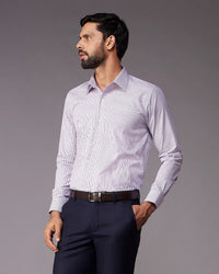 Manhattan Pink & Blue Striped Shirt