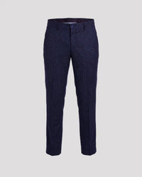 Sylven Houndstooth Dress Pants - Navy