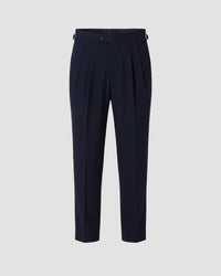 Trevano 4-Way Stretch Relaxed Neapolitan Dress Pants – Navy