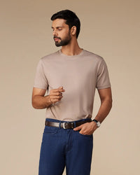 Luxe Supima Cotton T-shirt - Beige
