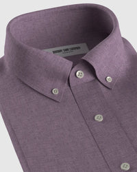 Soft Washed Linen Shirt - Dusty Lavender
