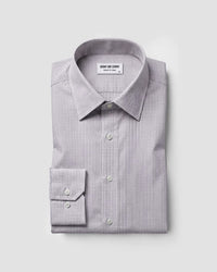 Giza Cotton Grey Checked Shirt