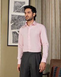 Pearl Pink Cotton Poplin Shirt