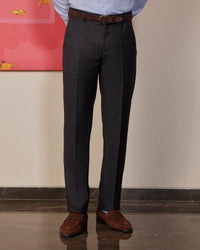 Rovello Structured Ready-to-Wear Dress Pants - Dark Brown