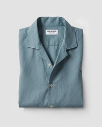 Azure Cotton Linen Shirt