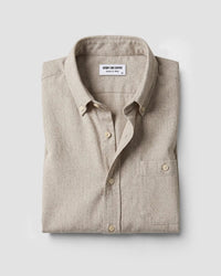 Grey Brushed Twill Shirt