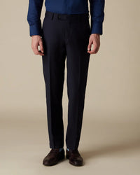 Kingsley Merino Wool Dress Pants - Navy