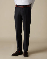 Veritas Merino Wool Dress Pants - Dark Grey