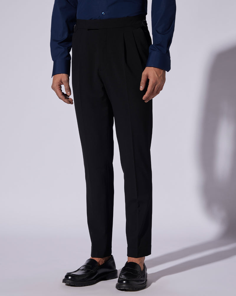 Polaris 4-Way Stretch Neapolitan Dress Pants - Jet Black