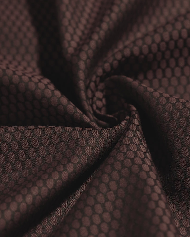 Terrafade Jacquard Shirt - Black & Brown