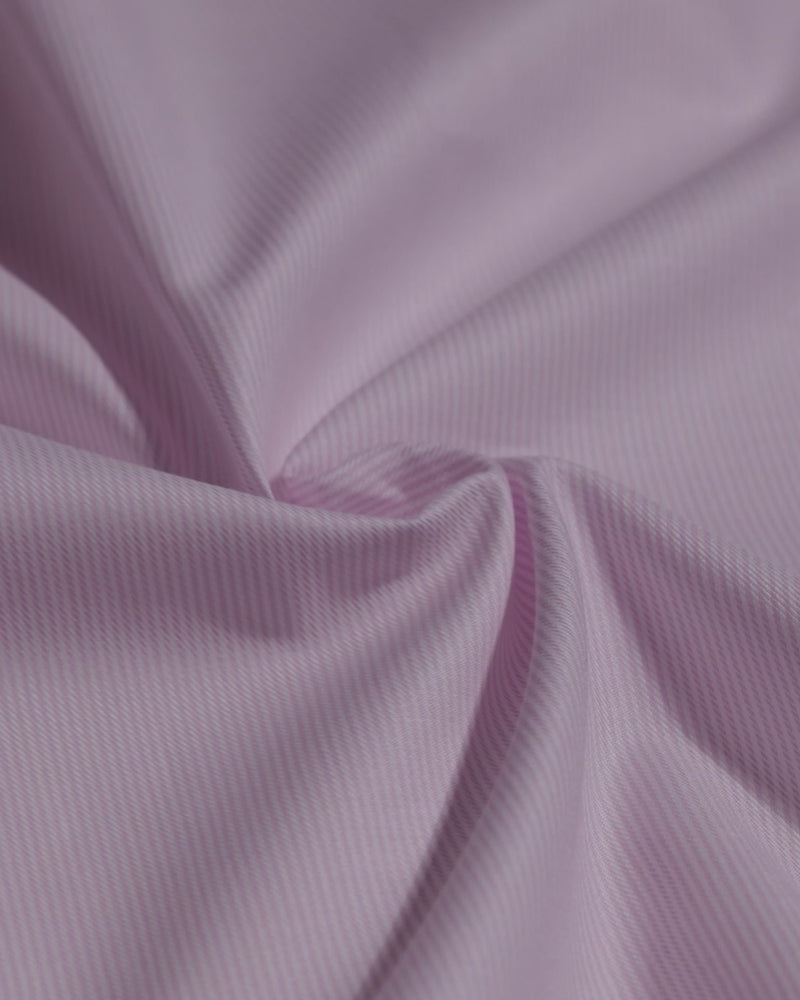 Serac Twill Pinstriped Shirt - Pink