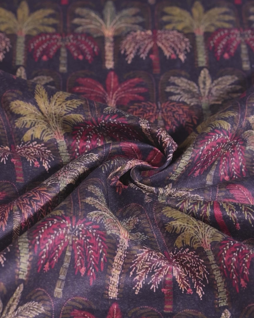 Shadowpalm Cotton Silk Printed Shirt - Multicoloured