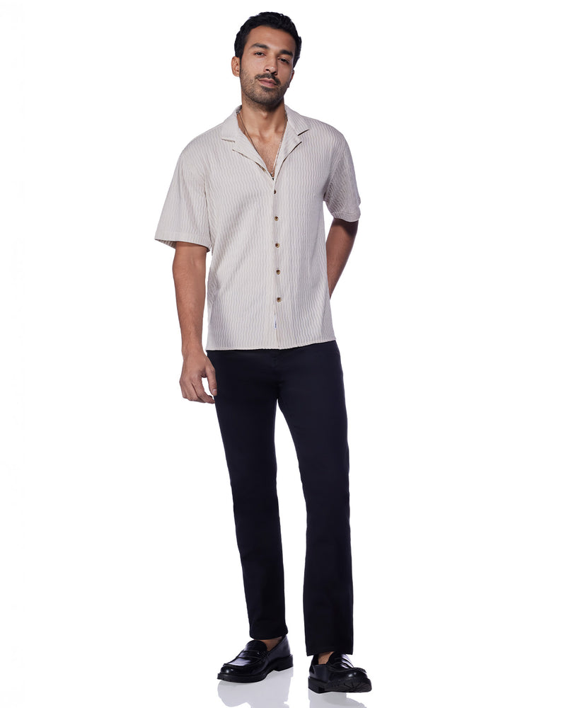 Ecru Dobby Knit Shirt