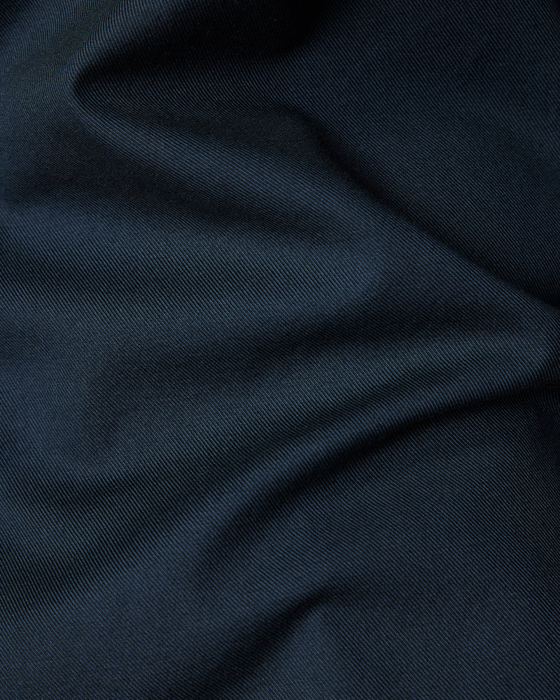 Teal Distressed Cotton Twill Shirt