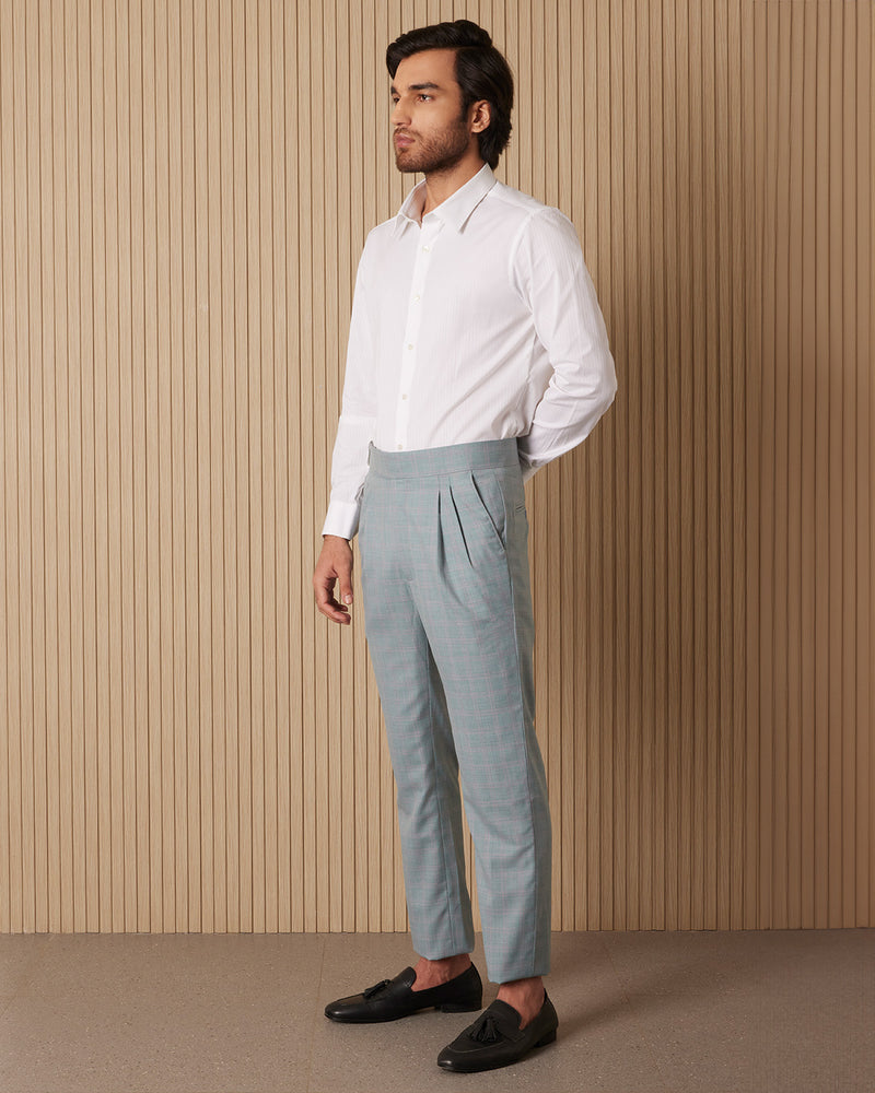 Office Suit Pants Men Slim British Style Wool Business Formal Trousers   Pantsuit Business formal dress Dress trousers