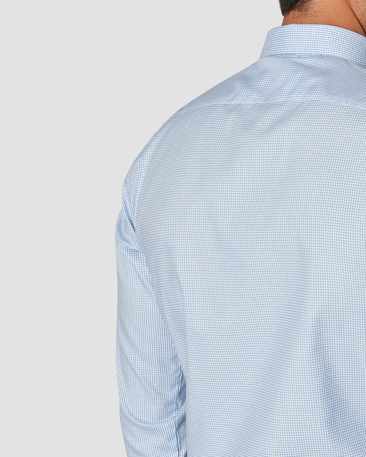 Bombay Shirt Company - Thomas Mason Glacier Grid Wrinkle Resistant Shirt