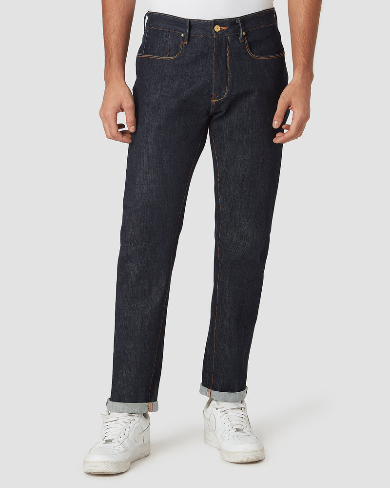 Korra - Sodalite Slub || Stretch Medium Selvedge Jeans
