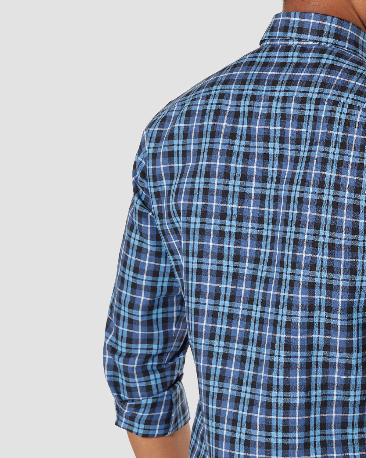 Somelos Blue Whale Checked Shirt