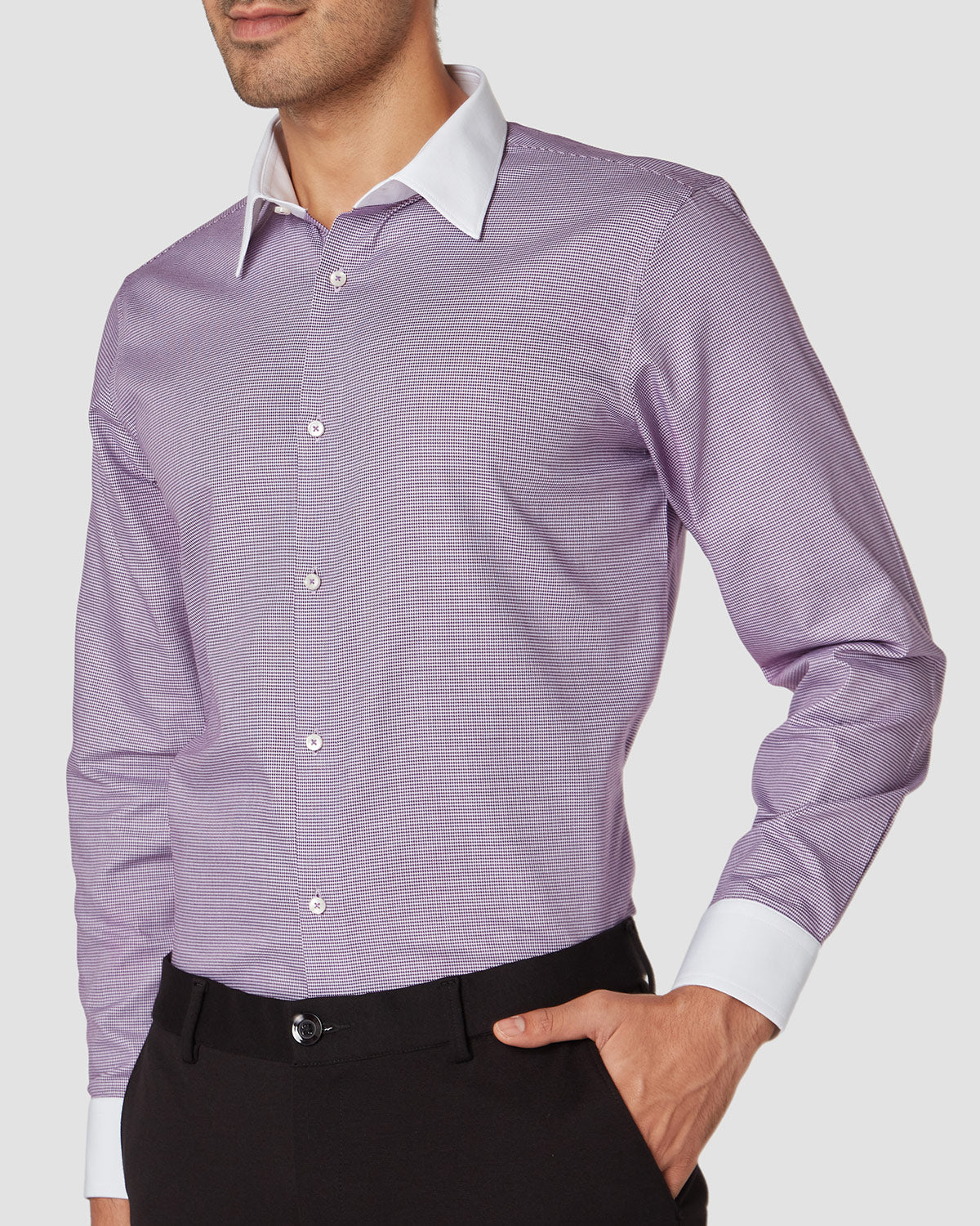 Bombay Shirt Company - Shuriken Houndstooth Shirt