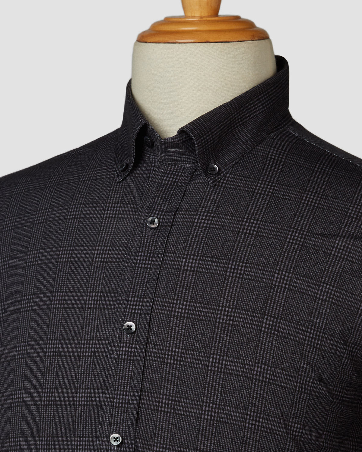 Bombay Shirt Company - Black Agate Knit Shirt