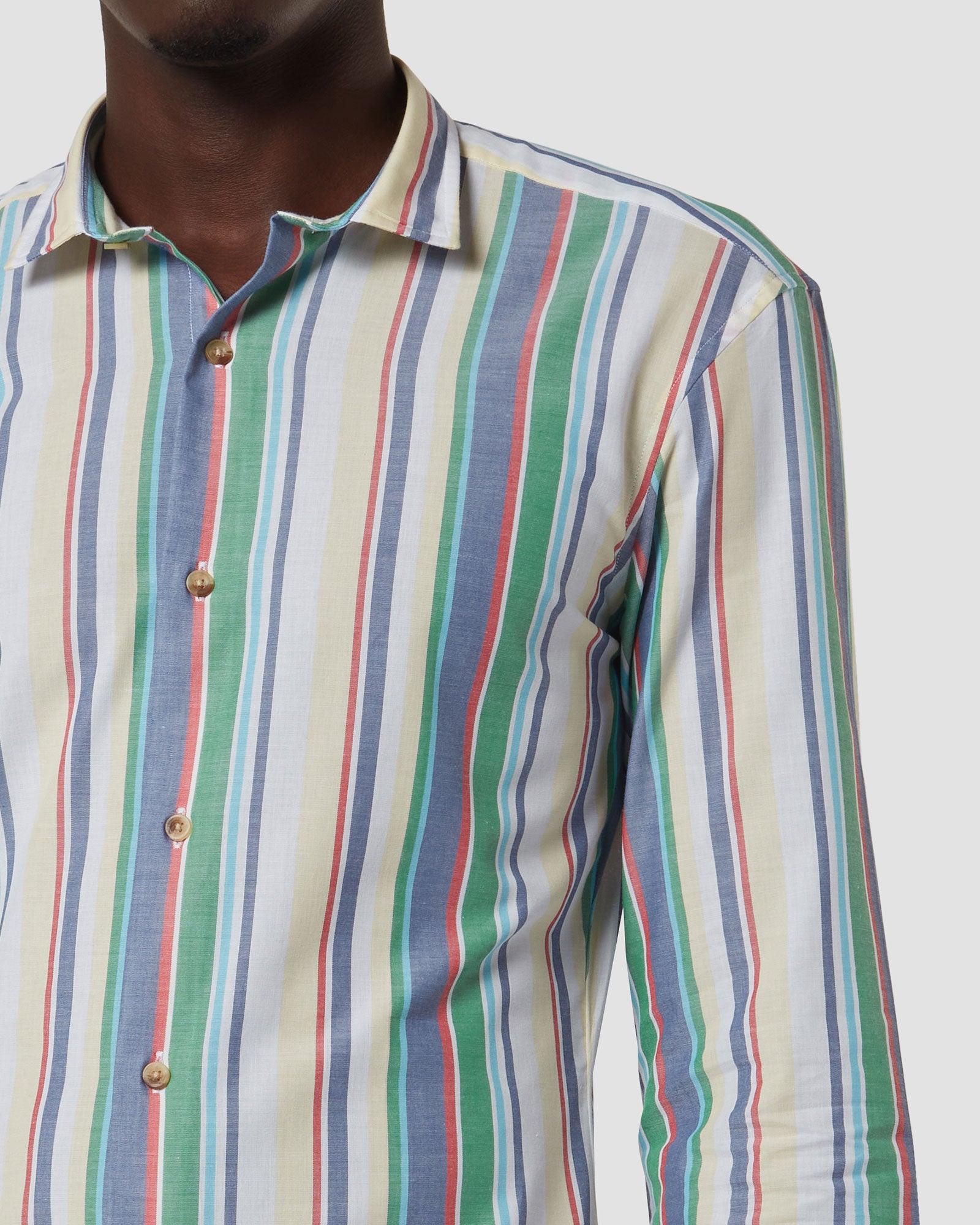 Bombay Shirt Company - Somelos Ice Lolly Striped Shirt
