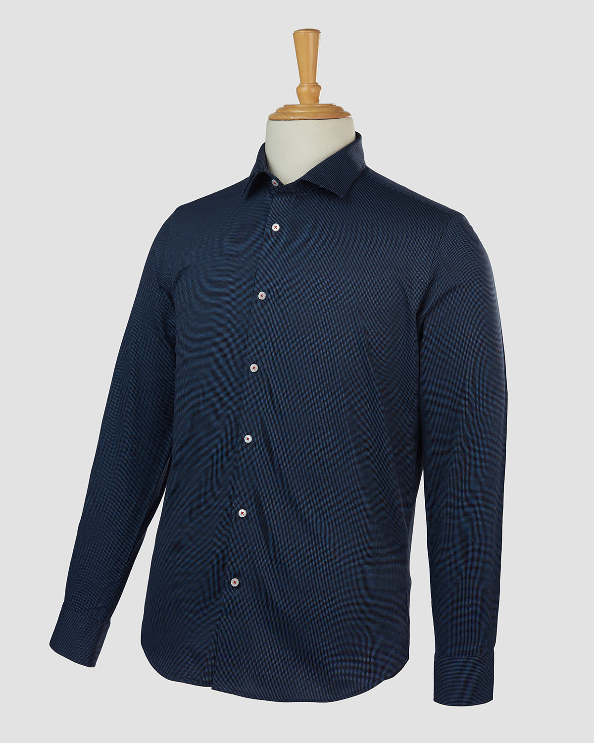 Bombay Shirt Company - Blue Zircon Knit Shirt