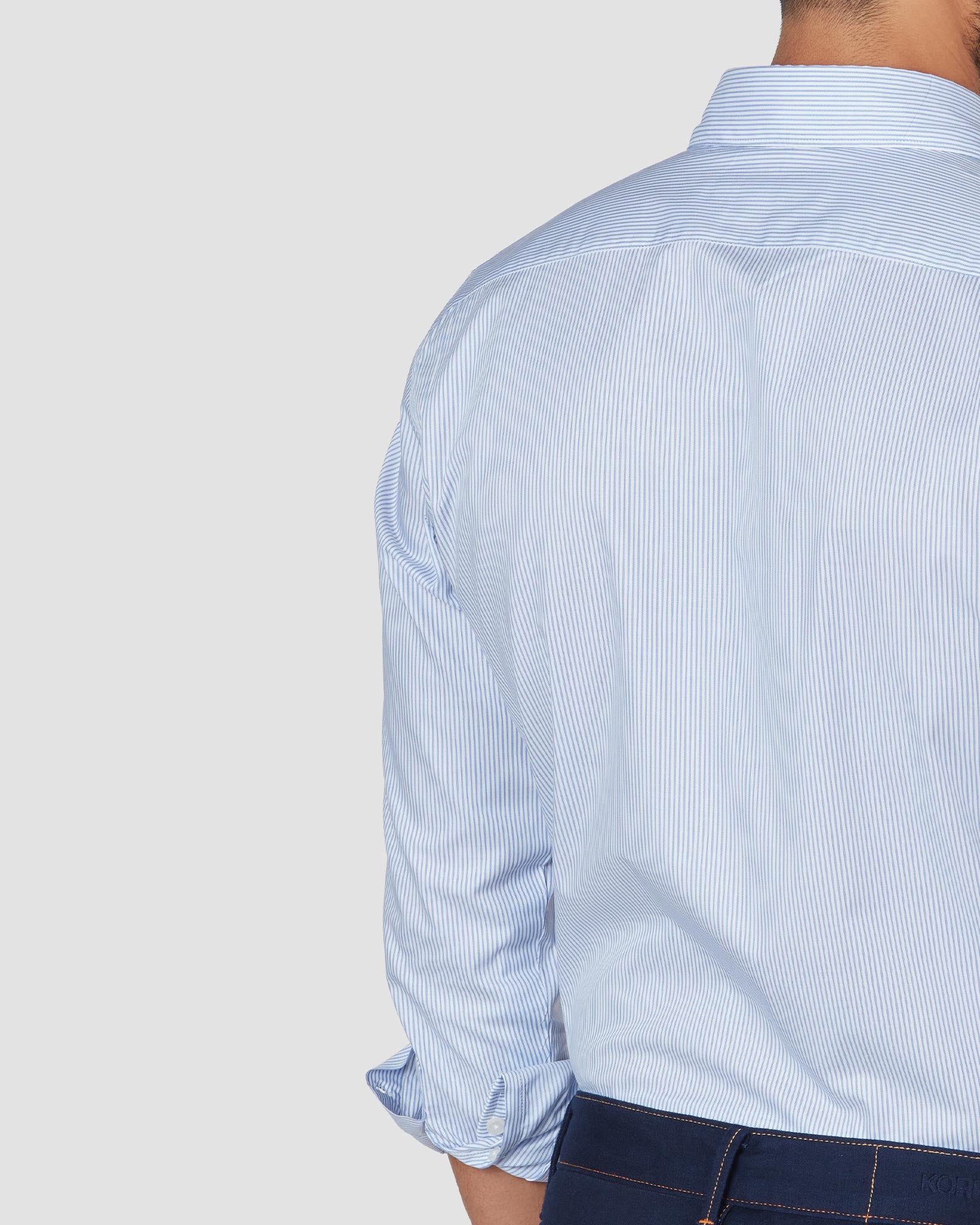 Bombay Shirt Company - Monti Sky Flip Striped Shirt