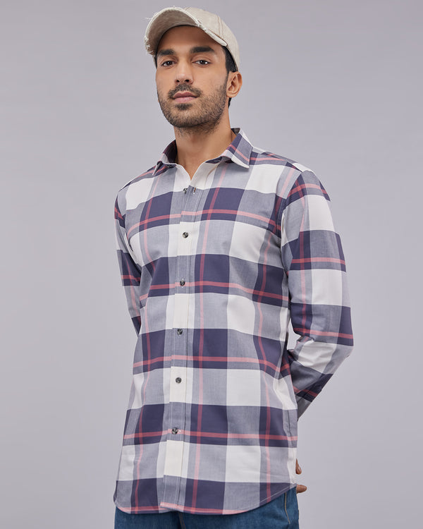 Rose Dove Checked Shirt