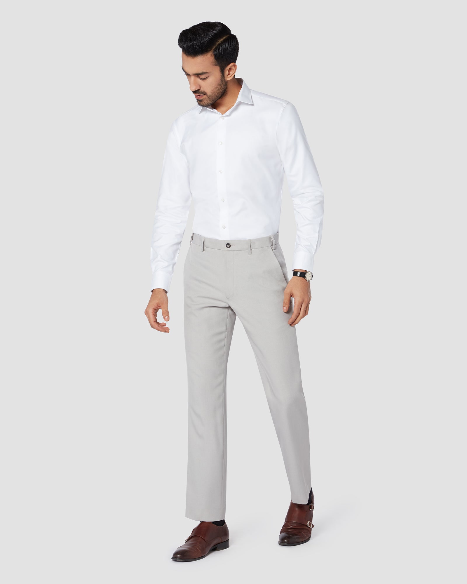 Monti Pearlescent White Shirt