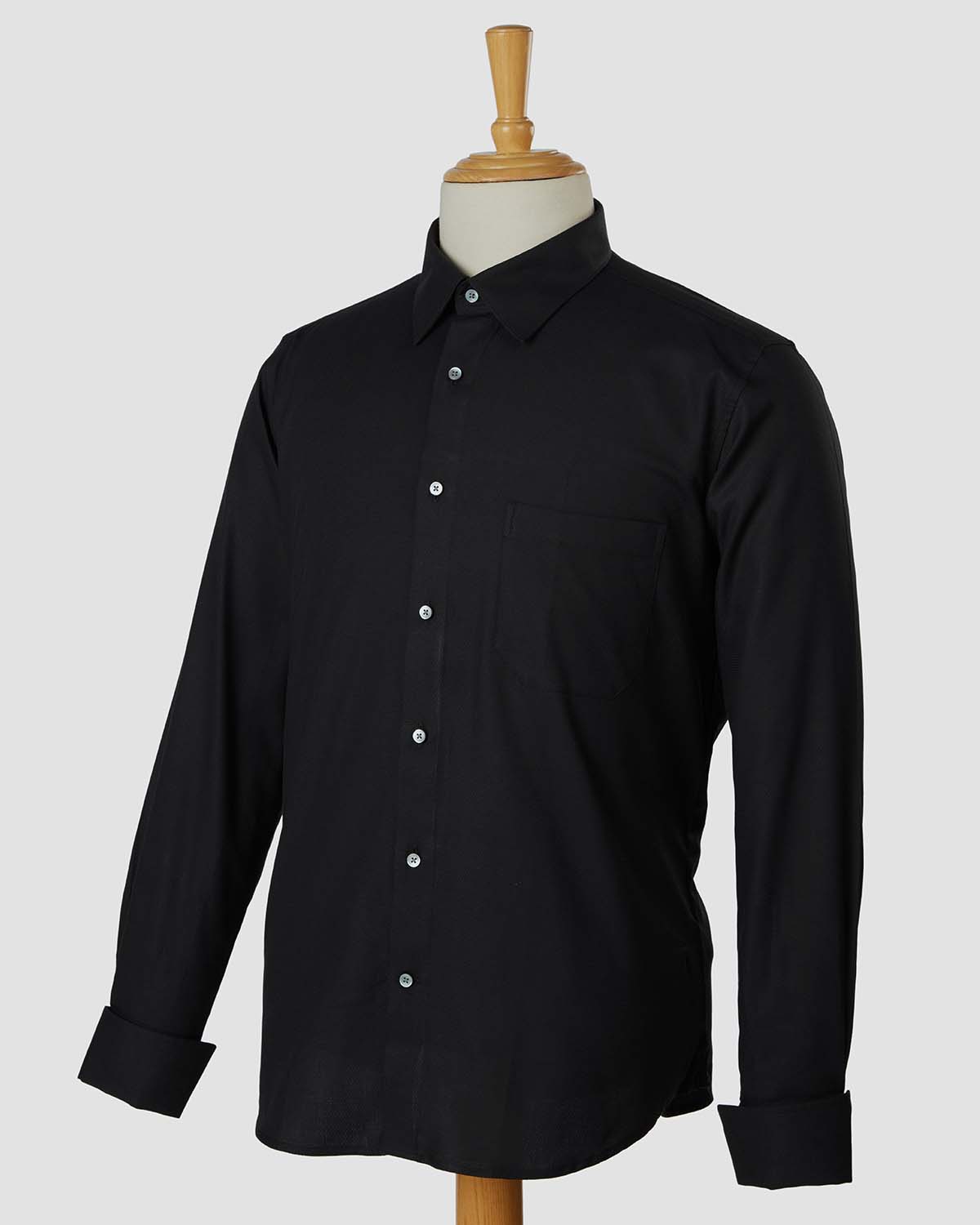 Bombay Shirt Company - Black Lava Dobby Shirt