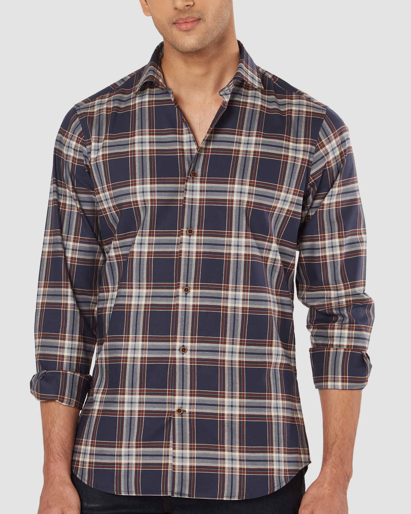Bombay Shirt Company - Inferno Checked Shirt
