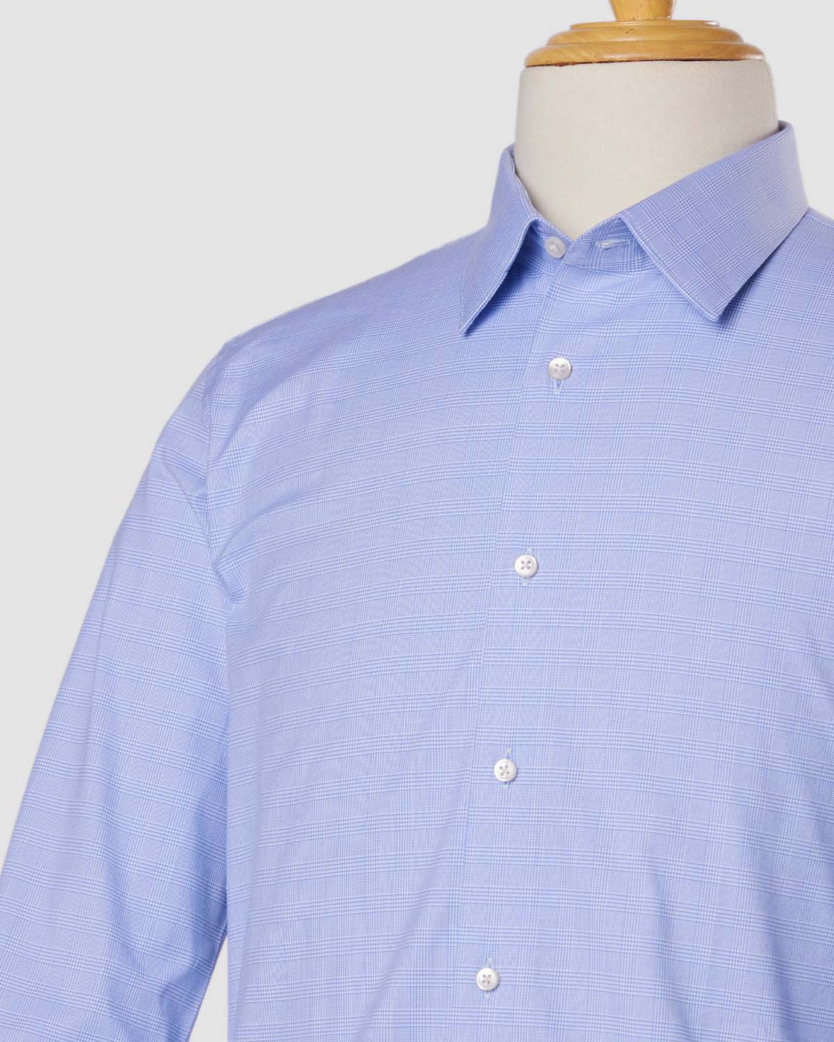 Monti Blue Frost Checked Shirt