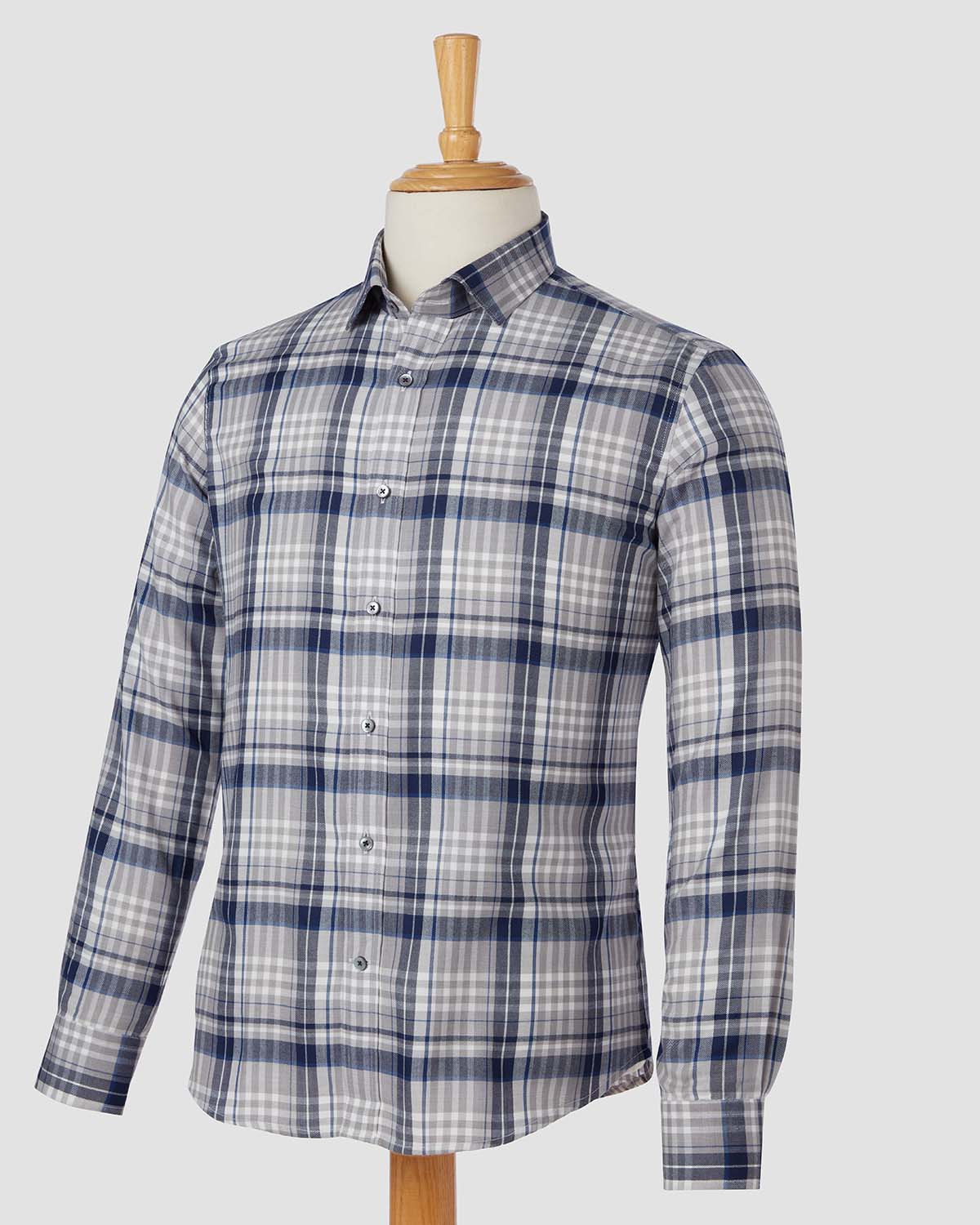 Japanese Fountain Flannel Checked Shirt