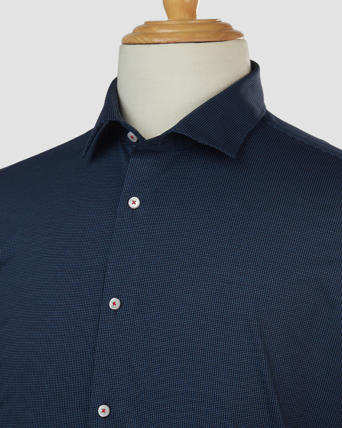 Bombay Shirt Company - Blue Zircon Knit Shirt