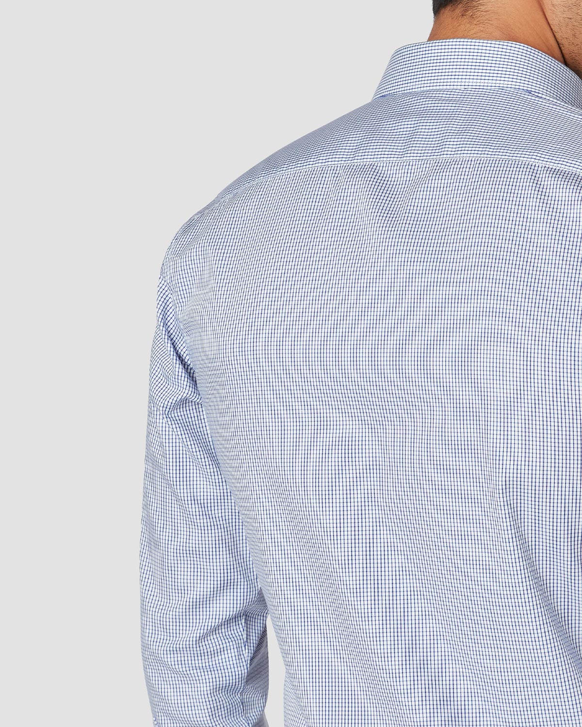 Bombay Shirt Company - Thomas Mason Blue Brook Wrinkle Resistant Shirt