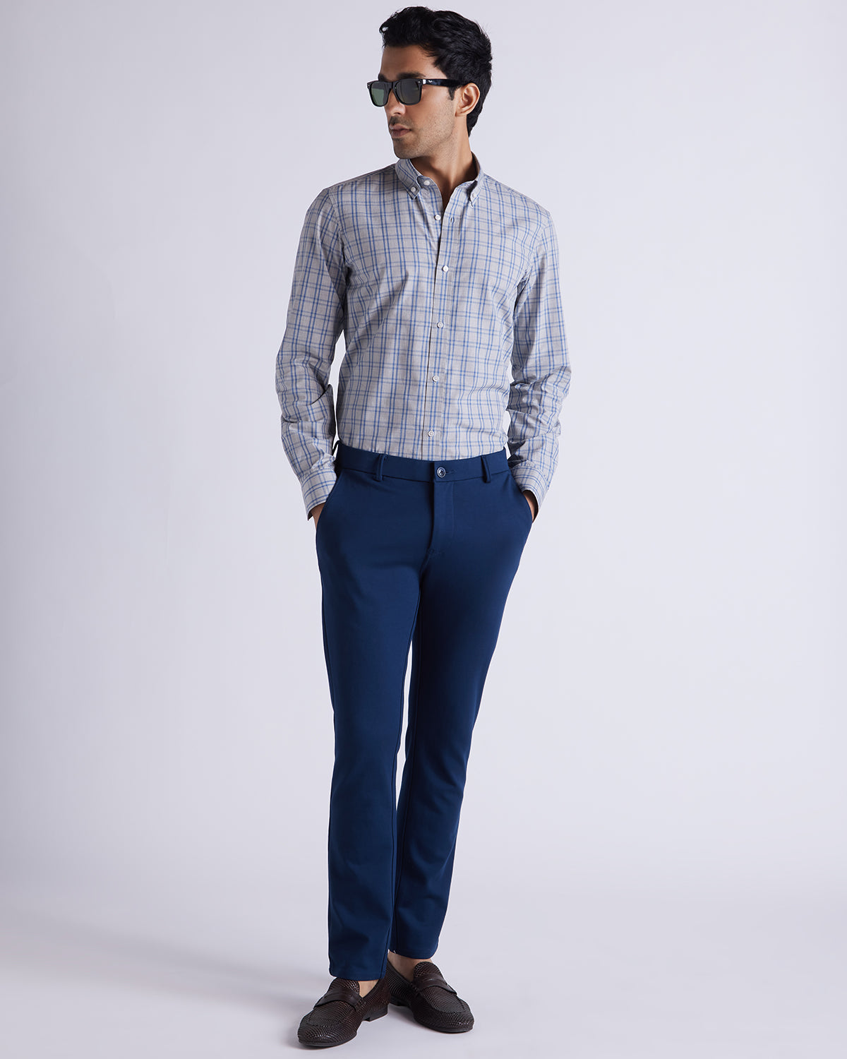 Luthai Grit Night Checked Shirt
