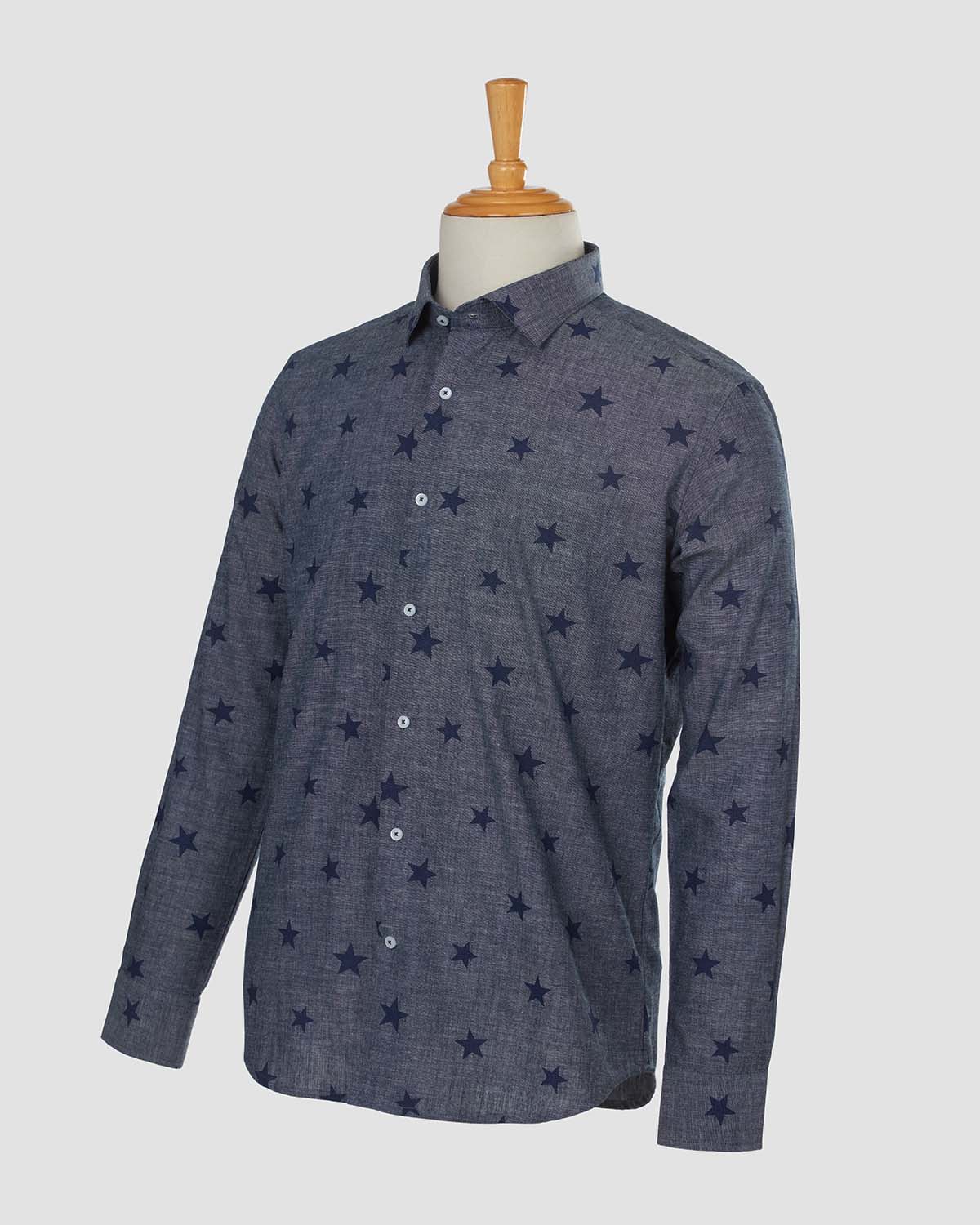 Bombay Shirt Company - Starry Night Denim Shirt